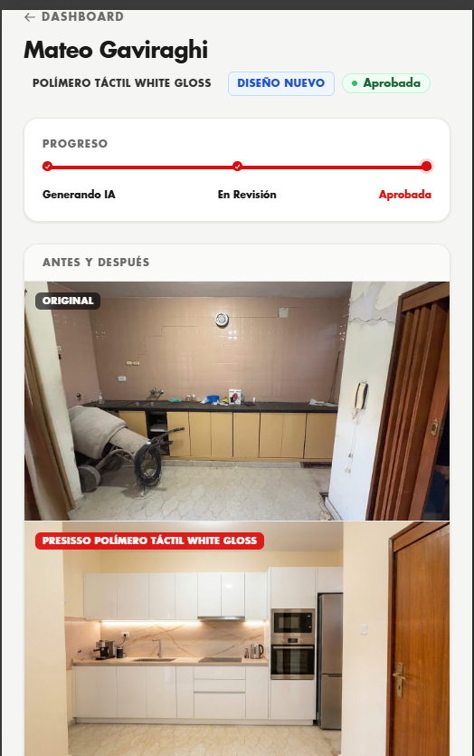Antes y después en mobile